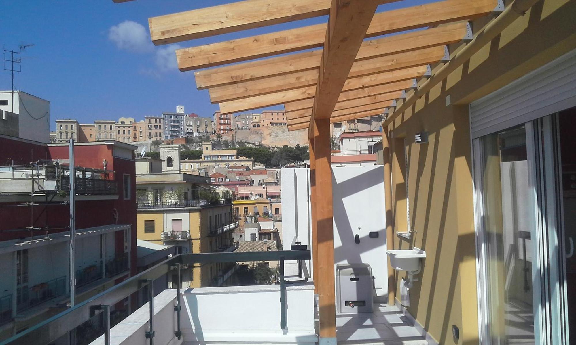 Monolocale Sonnino Villa Cagliari Esterno foto